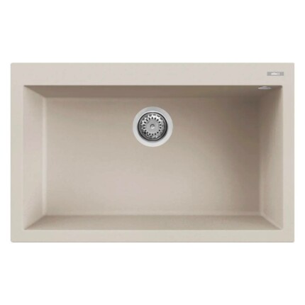 ELLECI- Mosogatótálca Quadra 130 79x50 Granitek 1 m. G39 Bianco soft