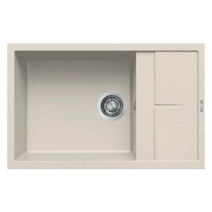 ELLECI - Mosogatótálca Unico 310 78x50 Granitek egymedence + csepptálca G39 Bianco soft