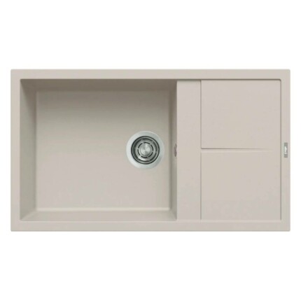 ELLECI - Mosogatótálca Unico 410 86x50 Granitek egymedence + csepptálca G39 Bianco soft