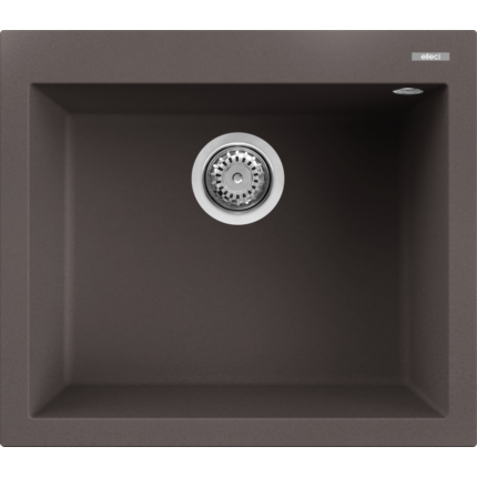 ELLECI - Mosogatótálca Quadra 105 57x50 Keratek 1 m. K87 Cocoa