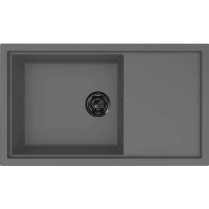 ELLECI- Mosogatótálca Sintesi 410 Keratek K99 Dark Grey fekete tartozékokkal