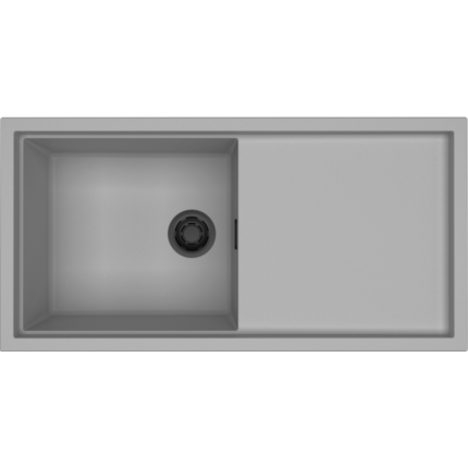 ELLECI - Mosogatótálca Sintesi 480 K97 Light Grey fekete tartozékokkal - A készlet erejéig rendelhető!