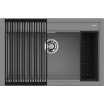 ELLECI - Mosogatótálca Best 130 Workstation Szett M73 titanium - A készlet erejéig rendelhető!