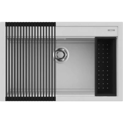 ELLECI - Mosogatótálca Best 130 Workstation Szett M79 aluminium