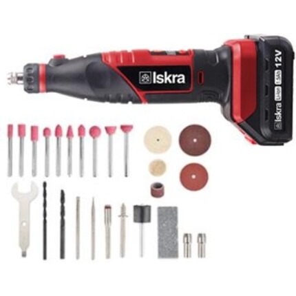 ISKRA  AKKUS MINI KÖSZÖRŰ ÉS FÚRÓGÉP KÉSZLET  ML-MD03-120