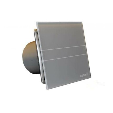 Cata E-100GST ventilátor üveg előlappal, utószellőztető funkcióval, szürke