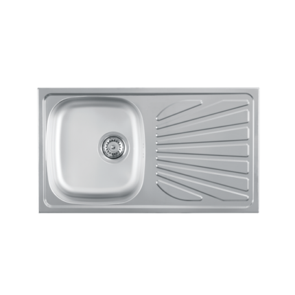 Luna Flex 1D 90 Csepegtetőtálcás Inox Mosogató