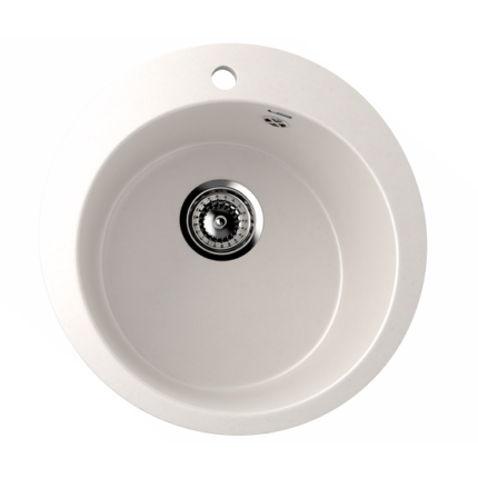 Ulgran U-405-331 Gránit Mosogatótálca - Egymedencés, Kerek, Homok