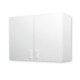 Felsőszekrény nyílóajtós 100x30, fehér korpusz/fehér front