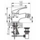 Ferro BASIC BBC6 Bidé csaptelep