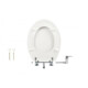 CR BIDÉS WC ülőke - hideg / melegvizes csapteleppel - Duroplast - 44 x 37 cm