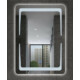Viva AURA NORD fürdőszobai tükör - érintőkapcsolóval - LED - ÁLLÓ / FEKVŐ - 60 x 80 cm
