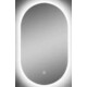 Viva AURA PINO 50 fürdőszoba tükör - hókuszpókusz kapcsoló - AMBIENT LED - OVÁLIS - ÁLLÓ - 50x90 cm