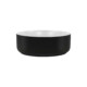 Eros SIMPLE 8 - PULTRA ültethető - Top Counter - porcelán mosdó- MATT FEKETE/FEHÉR - 36 x 36 x 13 cm