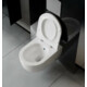 CeraStyle BELLA fali WC - BEÉPÍTETT bidé funkcióval - perem nélküli - VORTEX örvényöblítéssel -53 cm