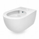 CeraStyle BELLA fali WC - BEÉPÍTETT bidé funkcióval - perem nélküli - VORTEX örvényöblítéssel -53 cm