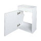 VivaStyle NIKA - fali függesztett - fürdőszobabútor CeraStyle 71100 mosdóval - BALOS - 42 x 24 cm