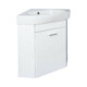 VivaStyle ARDA fali sarokszekrény CeraStyle ARDA porcelán sarokmosdóval 46 x 46 cm - BALOS