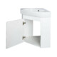 VivaStyle ARDA fali sarokszekrény CeraStyle ARDA porcelán sarokmosdóval 46 x 46 cm - BALOS