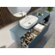 CeraStyle AQUA - PULTRA ültethető - Top Counter - porcelán mosdó - 60 x 40 cm