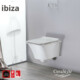 CeraStyle IBIZA fali WC - szögletes - rimless - perem nélküli - mély öblítés - 51 cm