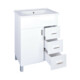Viva STYLE Karina 65 lábon álló fürdőszobabútor 3 fiókos Sanovit ATRIA 9065 mosdóval 65 x 45,5 cm