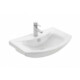 Viva SZQUARE 55 lábon álló fürdőszobabútor Sanovit ZENON 6055 porcelán mosdóval 55 x 44 cm