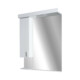 Viva STYLE Tükrös fürdőszobai szekrény LED világítással - BALOS szekrénnyel - 75 x 97 x 17 cm