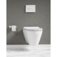 Sanovit BUENO - fali WC - rimless - perem nélküli - rejtett szerelésű - mély öblítésű - rövid 49 cm