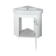 Viva STYLE Arda sarokszekrény CeraStyle Arda porcelán sarokmosdóval 46 x 46 cm - JOBBOS