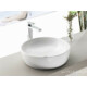 CeraStyle ONE - PULTRA ültethető - Top Counter - porcelán mosdó - O - Ø 46 cm