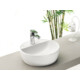 CeraStyle ONE - PULTRA ültethető - Top Counter - porcelán mosdó - csaplyukas -O Ø 42 cm