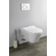 Sanovit AVVA fali WC - BEÉPÍTETT bidé funkcióval - rimless - perem nélküli - mély öblítésű - 53 cm