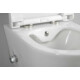 Sanovit AVVA fali WC - BEÉPÍTETT bidé funkcióval - rimless - perem nélküli - mély öblítésű - 53 cm
