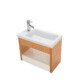 Sanovit MINI - PULTRA ültethető - Top Counter - porcelán mosdó -  - 50 x 25,5 cm