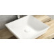 Sanovit DECENTE - PULTRA ültethető - Top Counter - porcelán mosdó -  - 40 x 40 cm