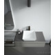 Sanovit DECENTE - PULTRA ültethető - Top Counter - porcelán mosdó -  - 40 x 40 cm
