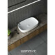 Sanovit MATTEO - PULTRA ültethető - Top Counter - porcelán mosdó -  - 65 x 40 cm