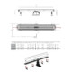 Pestan zuhanyfolyóka Confluo Slim Line 115 cm