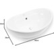 Gondola 59 - PULTRA ültethető - Top Counter - porcelán mosdó - 59 x 39 x 21 cm