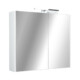 TMP SHARP Tükrös fürdőszobai szekrény LED világítással - 75 cm
