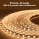 Viva AURA Led TOUCH fürdőszobai tükör - páramenetesítővel - órával - fekvő - 100 x 70 cm