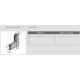 Viva AQUA Max KAYRA Zuhany tolóajtó - 6 mm víztiszta vízlepergető üveg - 110 x 200 cm