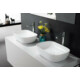 Eros SMILE 3 - PULTRA ültethető - Top Counter - porcelán mosdó - 46,5 x 32,5 x 13 cm