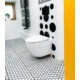 Eros SINTO fali WC - perem nélküli kivitel - WC ülőkével - mély öblítésű - FEHÉR - 49 cm