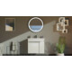 TMP VISION 60 fali függesztett fürdőszobai bútor - SKY E-8099-60 porcelán mosdóval - 61 x 46 cm