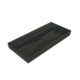 TMP LUX 100 fali fürdőszobabútor - CeraStyle SHARP FEKETE mosdóval - 100 x 48 cm