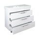 TMP TRIO 100D álló fürdőszobabútor - CeraStyle SHARP - 37600 DUPLA csaplyukas mosdóval - 100 x 48 cm