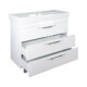 TMP TRIO 100D álló fürdőszobabútor - CeraStyle SHARP - 37600 DUPLA csaplyukas mosdóval - 100 x 48 cm