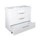 TMP TRIO 100D álló fürdőszobabútor - CeraStyle SHARP - 37600 DUPLA csaplyukas mosdóval - 100 x 48 cm